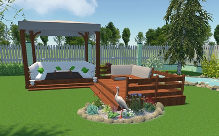 Aménagement d'une terrasse