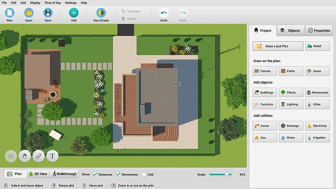 3D walkthrough feature
