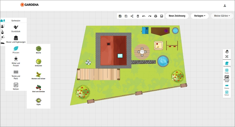 Screenshot von GARDENA myGarden