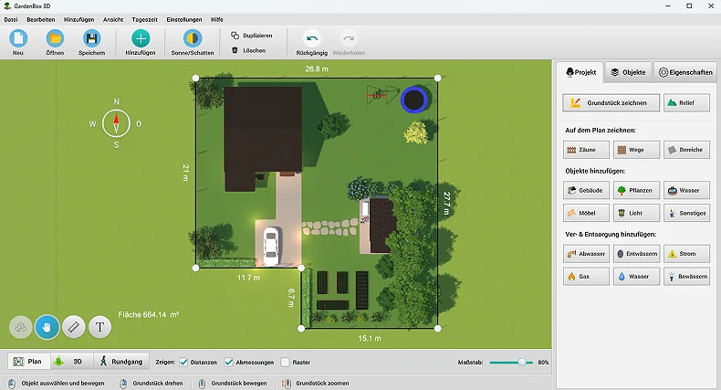 Screenshot von GardenBox 3D
