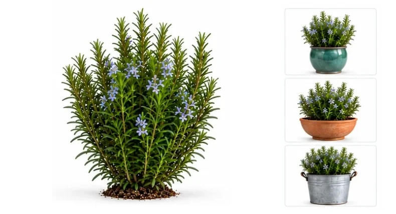 Romarin en cache-pot