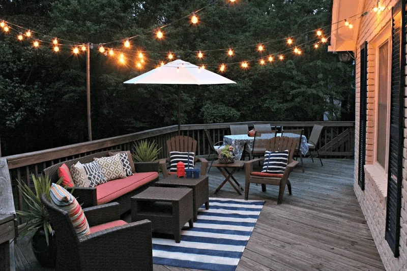 Comment aménager une terrasse extérieure - exemple
