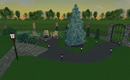 Garden design plan