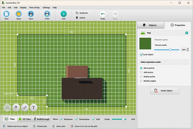 Begin the design process with drawing a plan on a digital canvas