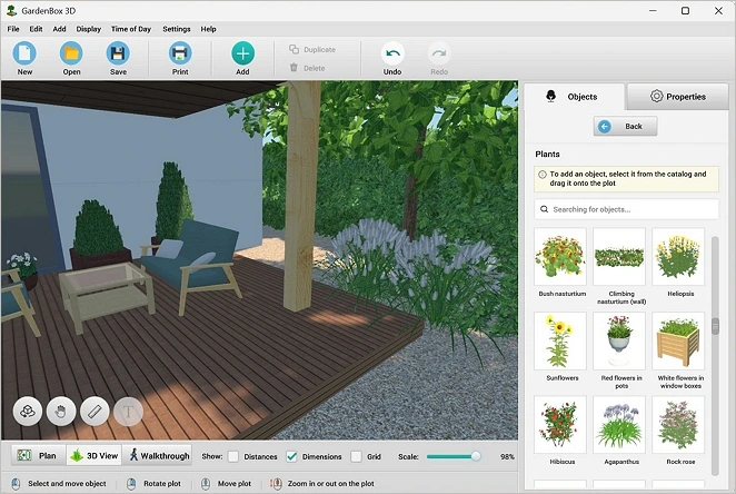 Plan your garden considering seasonal changes