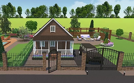 3D landscape design