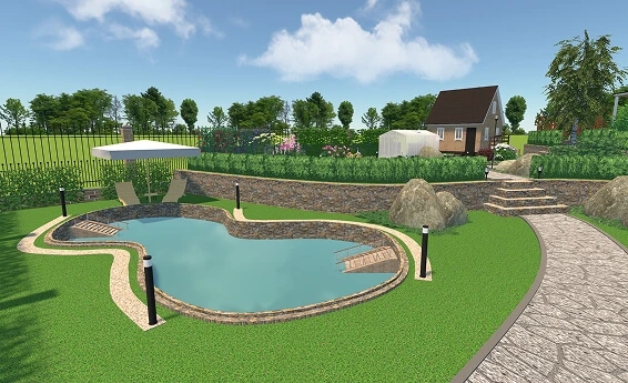 Freeform pool