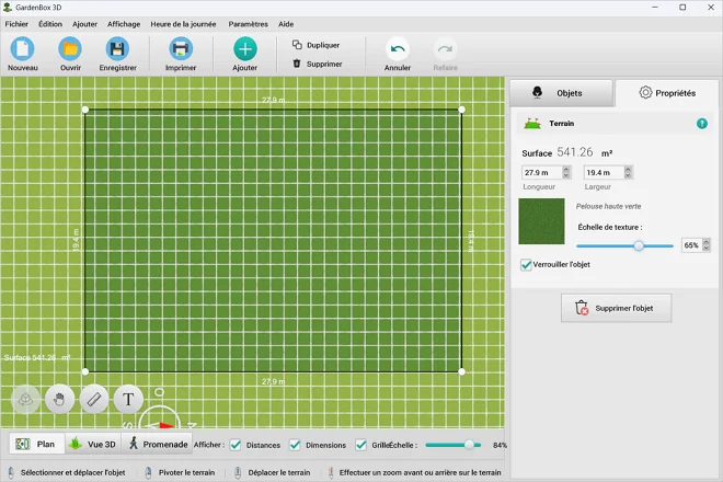 Dessinez le plan de votre parcelle