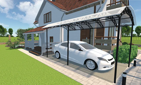 Pergola cuisine extérieure