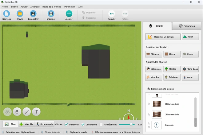 Dessinez votre terrain ou importez un plan