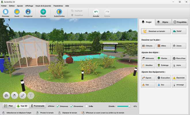 Faites le tour de votre potager en 3D et enregistrez le projet