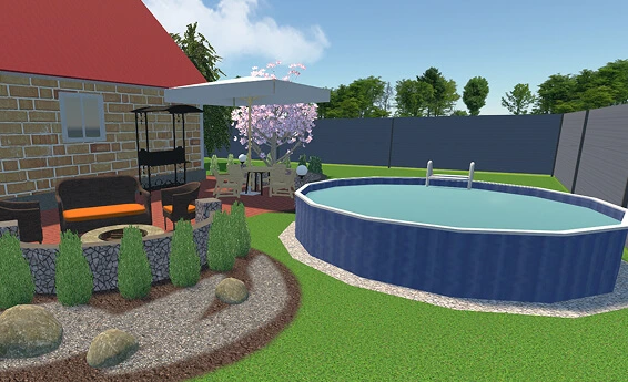 Piscine hors sol pour les enfants