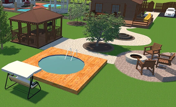 Projet d'une piscine ronde