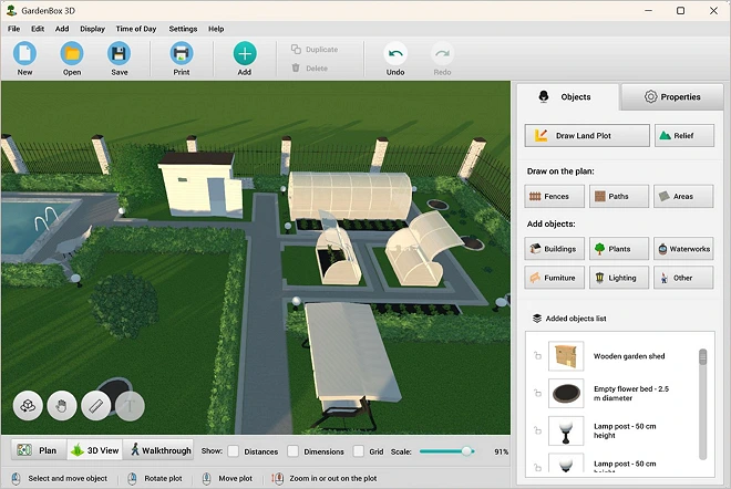 Make sure you’re happy with shed space optimization