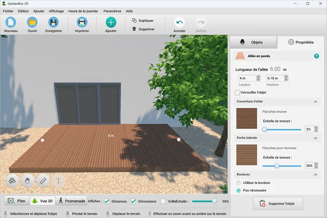 Ajoutez ou créez votre terrasse