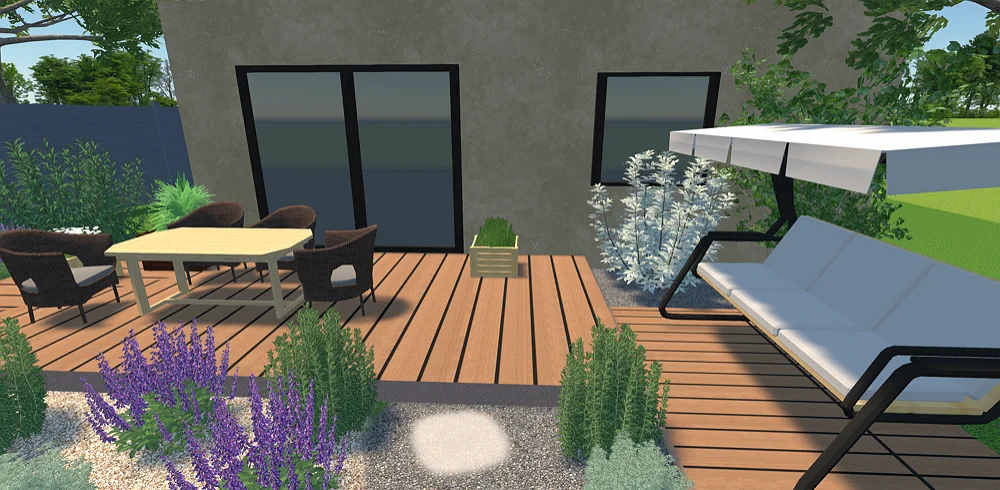 Terrasse en planches