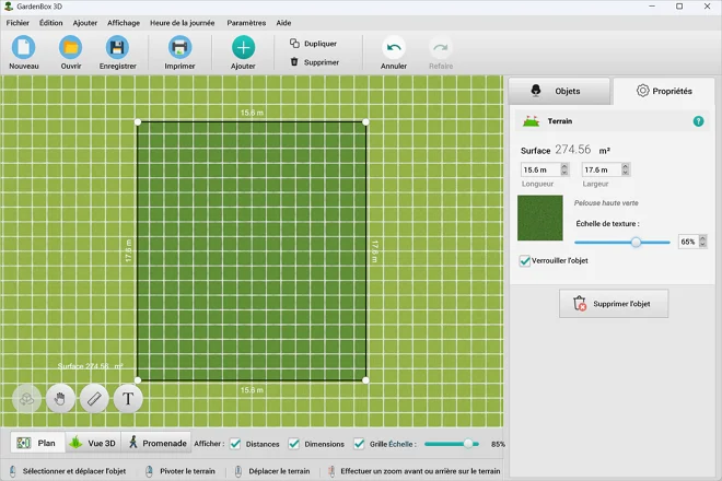 Dessinez le plan de votre terrain
