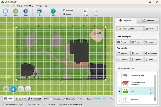 Create more than a regular planting chart – make a plan with different zones